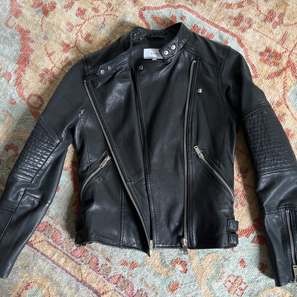 Reiss Genuine Leather Jacket - Picture 3 of 5